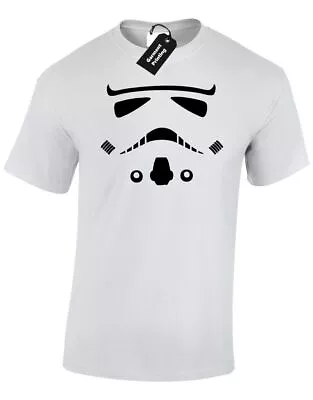 Buy Trooper Face Mens T Shirt Storm Jedi Wars Darth Yoda Skywalker Inspired Design • 7.99£