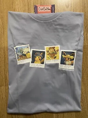 Buy Pokémon X Van Gogh Museum Shop Exclusive T-Shirt - Size M Medium - Brand New • 49.99£