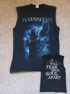 Buy Kataklysm Sleeveless T-Shirt - Size M - Vintage Heavy Death Metal - Amon Amarth • 8.99£