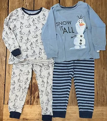 Buy M & S Kids Pyjamas Frozen Olaf 5-6 Years X2 Pairs • 7.50£