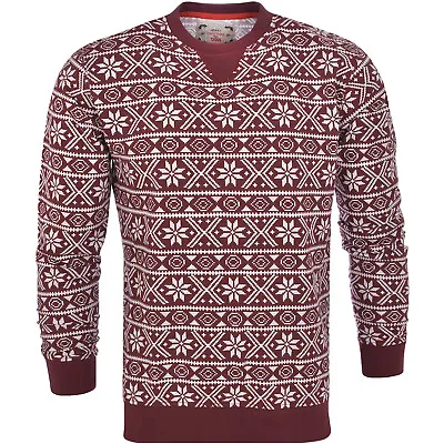 Buy Mens Womens Fairisle Nordic Christmas Xmas Festive Jumper Sweater Sweatshirt Top • 8.99£