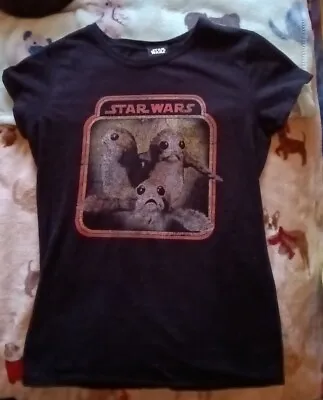 Buy Girls Extra Large XL Or Juniors Small S Star Wars Porg Shirt Porgs  • 4£