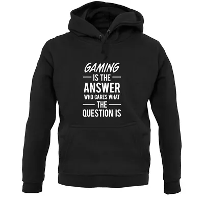 Buy GAMING Is The Answer - Hoodie / Hoody - Gamer - Game - Board Game - Geek - Nerd • 24.95£