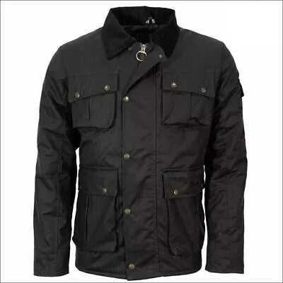Buy Men's Game Utilitas II Wax Jacket Coat Multi Pocket Zip Up High Quilted S - 2XL • 74.99£