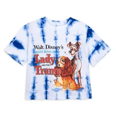 Buy Disney Lady And The Tramp Tie-Dye T-Shirt For Women Size XL • 35.95£