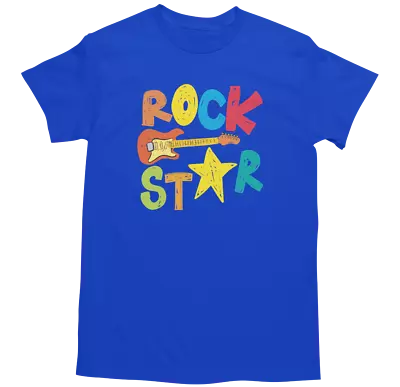 Buy Rockstar Music Guitar T-Shirt Funny Gift Boys Girls Teen Kids T-Shirts • 7.99£
