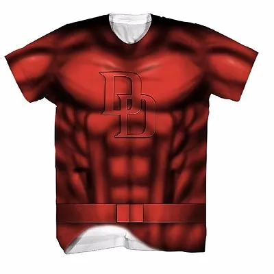 Buy Daredevil Costume Marvel Comics Sublimated Adult T-Shirt • 78.25£