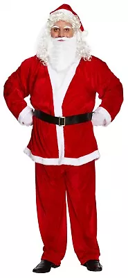 Buy Adult Mens Santa Suit Father Christmas Fancy Dress Costume Xmas Size: Xxl Outfit • 16.99£