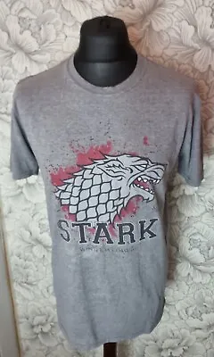 Buy Game Of Thrones Stark T-Shirt Winter Is Coming Size Medium Used  • 6.99£