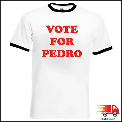Buy Vote For Pedro T Shirt Inspired TV Show Vintage Funny Unisex Kid XMAS Ringer Tee • 7.99£