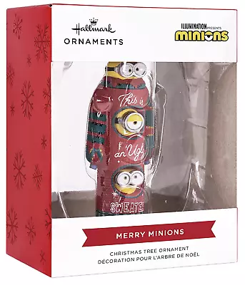 Buy Hallmark The Minions In Ugly Christmas Sweater Christmas Ornament New With Box • 15.25£