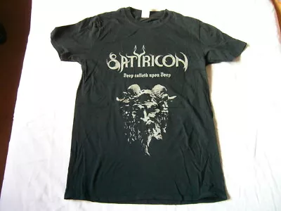 Buy SATYRICON – Deep... T-Shirt!! Black Metal, 04-20 Some? Years Old!! Tag Says Size • 35.97£