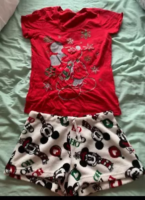 Buy Womens Mickey Mouse Christmas Pjs • 0.99£