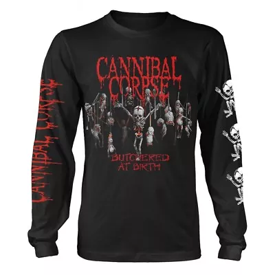 Buy Cannibal Corpse 'Butchered At Birth Baby' Long Sleeve T Shirt - NEW • 24.99£