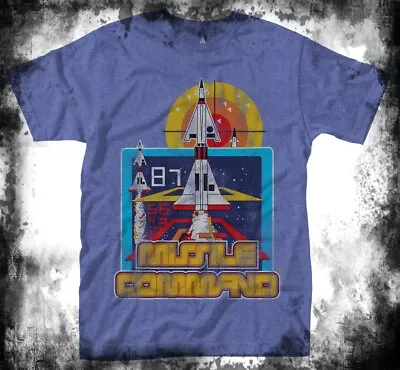 Buy Atari Missile Comando Blue Unisex Tee • 8.99£