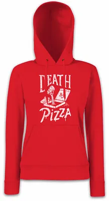 Buy Death By Pizza Women Hoodie Sweatshirt Maker Love Zombies Fun Zombie Graveyard • 40.79£