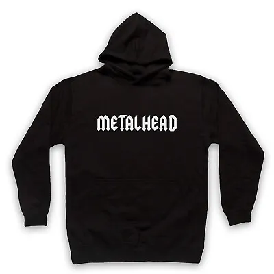 Buy Metalhead Heavy Metal Slogan Rock Music Hardcore Rocker Unisex Adults Hoodie • 27.99£