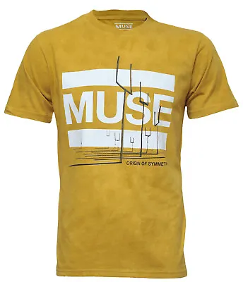 Buy Muse  T Shirt Origin Of Symmetry Official Mineral Wash New • 16.95£