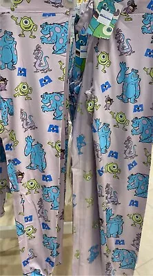 Buy Disney Monsters Inc. Pyjama Leggings  UK Sizes 4-20 2XS-XL • 17.99£
