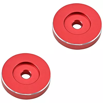 Buy  2 Pieces Red Metal Phonograph Adapter Pro Plugger Record Accessories • 13.99£