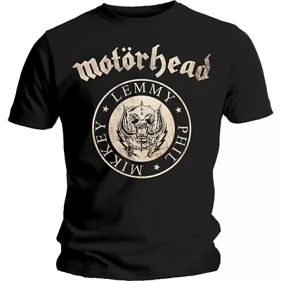 Buy Motorhead Official Undercover Seal Newsprint Mens Black Short Sleeve T-Shirt • 13.95£