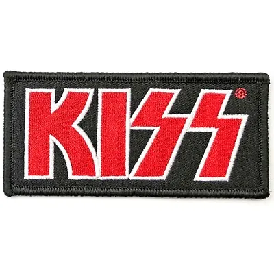 Buy KISS Iron-On Standard Patch: RED LOGO: Classic Official Licenced Merch Fan Gift • 4.50£