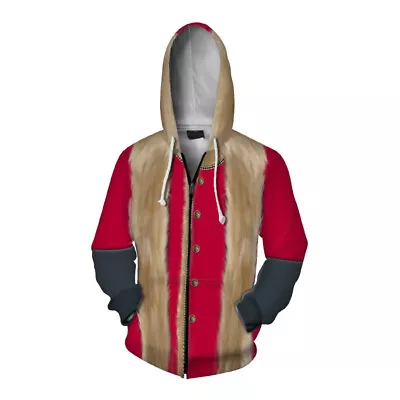 Buy The Christmas Chronicles 3D Hoodie Cosplay Santa Claus Sweatshirts Jackets Coats • 15.60£