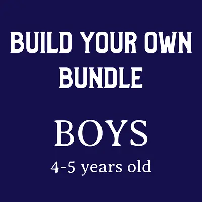 Buy Boys Used Clothes - Build / Make Your Own Bundle - 4-5 Years - One Postage Fee • 1.50£