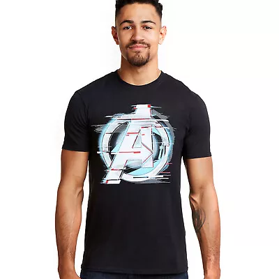 Buy Official Marvel Mens Avengers Endgame Quantum Logo T-shirt Black S - XXL • 13.99£