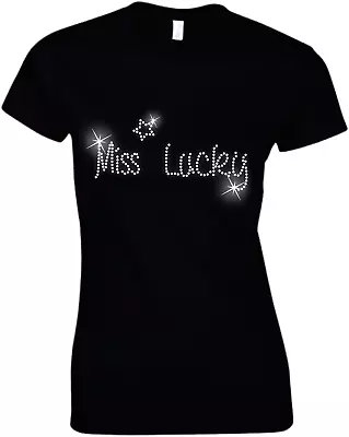 Buy MISS Lucky Crystal T Shirt - Hen Night Party - 60s 70s 80s 90s All Sizes • 9.99£