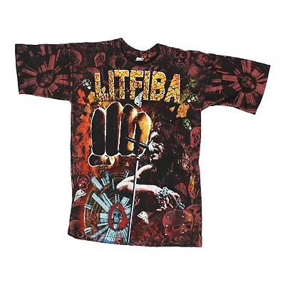Buy Litfiba Terremoto Mens All Over Print Tshirt | Vintage 90s Rock Music Band Tee • 120£