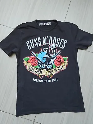 Buy Guns N' Roses Here Today Gone To Hell Theatre Tour 1991 T-Shirt Size Small • 20£