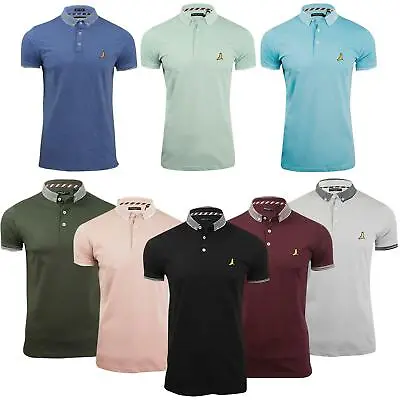 Buy Mens Brave Soul Glover Cotton Collared Short Sleeve Polo T Shirt Casual Tee Top • 8.99£