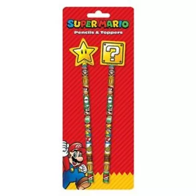 Buy Impact Merch. Stationery: Super Mario - 2 Pencil Set Size: 90mm X 210mm • 5.02£