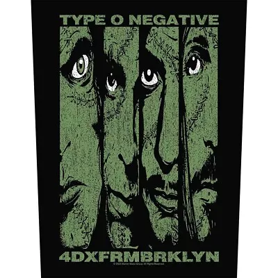 Buy TYPE O NEGATIVE 4dxfrmbrklyn 2023 GIANT BACK PATCH 36 X 29 Cms OFFICIAL MERCH • 9.95£