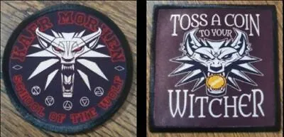 Buy THE WITCHER Geralt Of Rivia TV SERIES BOOK TOSS A COIN SEW / IRON ON PATCH • 5.99£