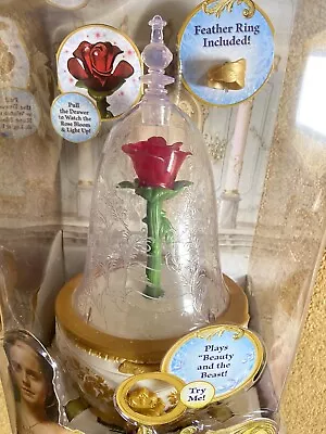 Buy Disney Beauty & The Beast Enchanted Rose Light  Up Musical Jewellery Box  BNIB • 19.99£