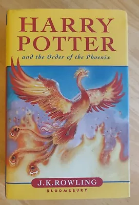 Buy Harry Potter And The Order Of The Phoenix, First 1st Edition Print • 50£