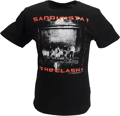 Buy Mens Black Official The Clash Sandinista LP CoverT Shirt • 17.99£