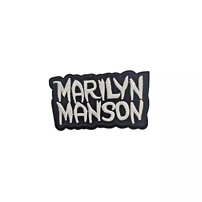 Buy Marilyn Manson Patch Iron-on Patch Clothing Heat Embroidery Music Iron Sew • 3.07£