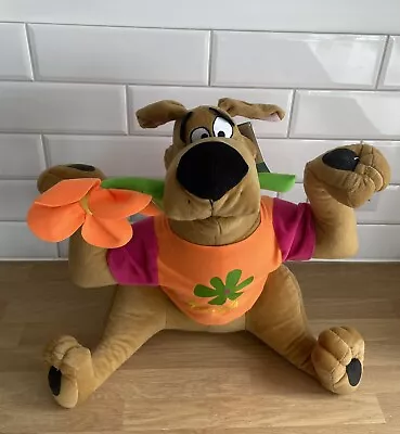 Buy Scooby-Doo Plush Soft Toy With T-shirt & Flower TM & Hanna Barbera 20inch • 25£