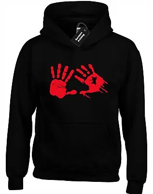 Buy Bloody Hands Hoody Hoodie Walking Dead Zombie Top Daryl Dixon Evil • 16.99£