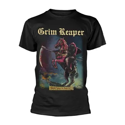 Buy Grim Reaper - See You In Hell (NEW MENS T-SHIRT) • 16.37£