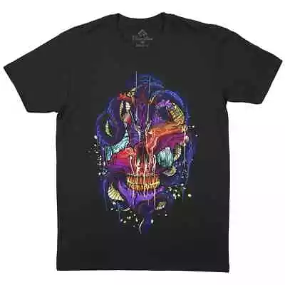 Buy Snake Heart Mens T-Shirt Horror Skull Cobra Poison Tattoo Art P827 • 13.99£
