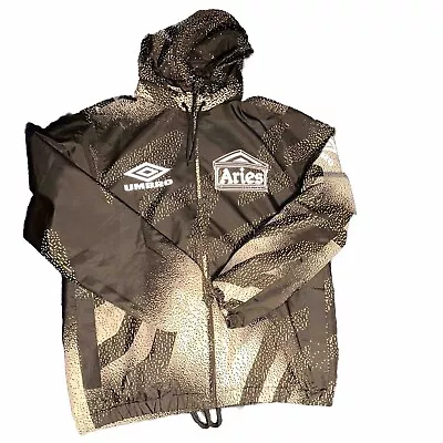 Buy Aries X Umbro Track Jacket S NWOT Reflective Logos Cool • 39.99£