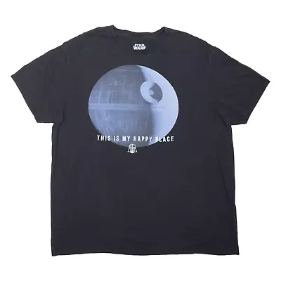 Buy STAR WARS Death Star Mens T-Shirt Black XL • 10.99£
