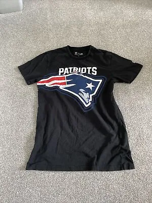 Buy NFL Patriots T Shirt Size Small Black • 3.99£