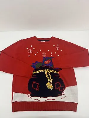 Buy NEXT Mens Light Up Christmas Jumper Red Festive Size XL - A10 • 26.55£