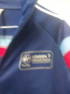 Buy Adidas Virgin Money London Marathon Large Men's Blue Red White Track Jacket • 14£
