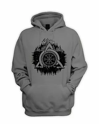 Buy Celtic Knot Forest Design Tattoo Hipster Men's Pouch Pocket Hoodie • 25.95£